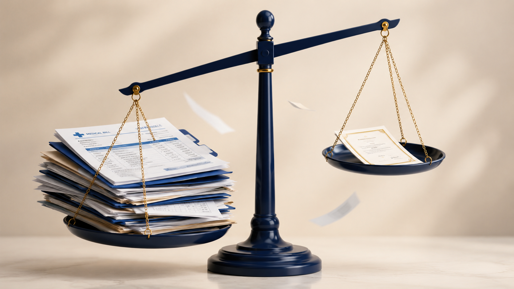 Medical bill imbalance and paperwork