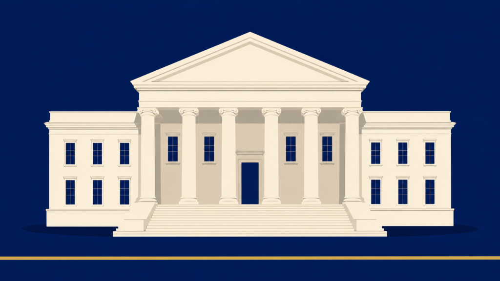 Neoclassical-courthouse-in-minimalist-style