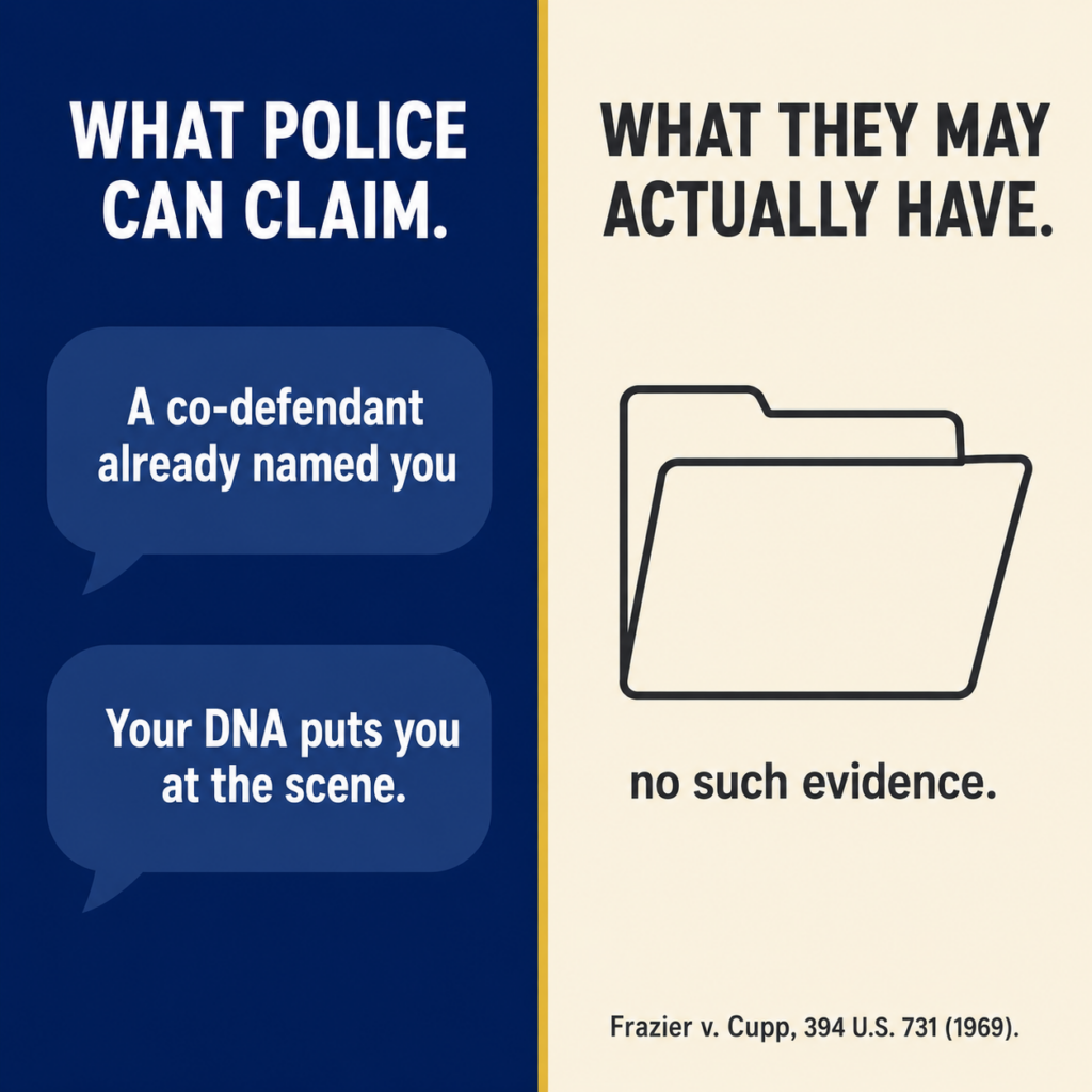 what police can claim vs what they have